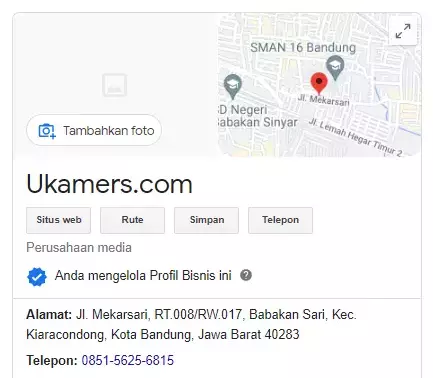 mendaftarkan bisnis ke google business profile