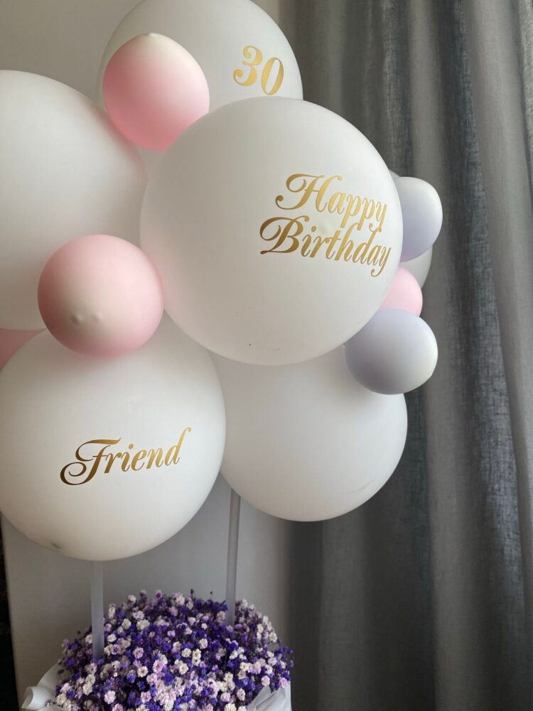 Balon bertuliskan Happy Birthday, ilustrasi hukum merayakan hari besar